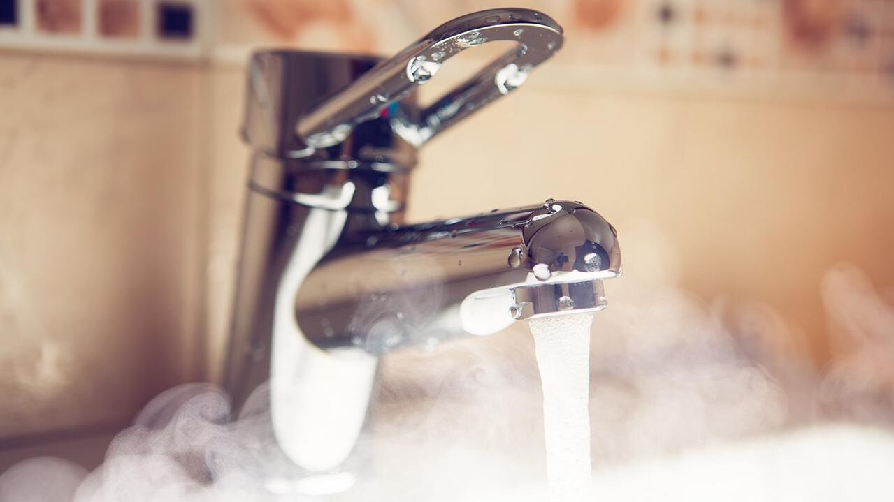 hot water tap to steam penis before enlargement with soda