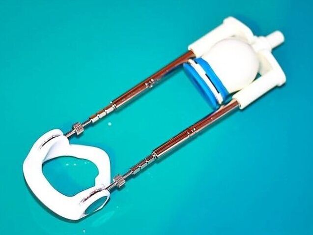 To lengthen the phallus, you can use a special device an extender.